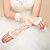 cheap Party Gloves-Lace Satin Elastic Satin Elbow Length Glove Bridal Gloves Party/ Evening Gloves With Beading