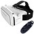 abordables Lunettes VR-Vr réalité virtuelle lunettes 3d casque head mount 3d pour téléphone 3.5-6.0 pouces + télécommande bluetooth