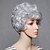 preiswerte Synthetische Perücken-Synthetische Perücken Wellen Wellen Perücke Kurz Weiß Synthetische Haare Damen Grau