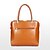 preiswerte Taschensets-Damen Taschen PU Tragetasche / Abdeckung / Bag Set 3 Stück Geldbörse Set Solide Braun / Rot / Blau