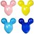 abordables Décorations pour anniversaire-20pcs dessin animé souris forme ballons en latex ballon animal pour jouet déco fête