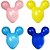 abordables Party Decoration-20pcs Cartoon Mouse Shape Latex Balloons Animal Balloon for Party Deco Toy