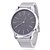 cheap Dress Classic Watches-Men&#039;s Dress Watch Quartz Casual Watch Stainless Steel Band Analog Silver - Black Brown Blue One Year Battery Life / Tianqiu 377