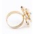 preiswerte Ringe-Ringe Damen / Paar / Unisex Künstliche Perle / Strass Legierung Legierung Verstellbar Gold