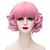 abordables Perruques Synthétiques Sans Bonnet-Perruque Synthétique Ondulé Ondulé Perruque Rose Moyen Rose Cheveux Synthétiques Femme Rose