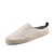 preiswerte Clogs &amp; Pantoletten für Herren-Herren Jungen Schuhe Leinwand Frühling Sommer Herbst Winter Komfort Espadrillas Flacher Absatz Kombination Für Normal Schwarz Beige Khaki