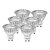 abordables Ampoules électriques-gu10 led spotlight mr16 1 cob 240-270lm blanc chaud blanc froid 3000k / 6000k décoratif ac 100-240v