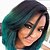 Χαμηλού Κόστους Συνθετικές Trendy Περούκες-Συνθετικές Περούκες Ίσιο Ίσια Περούκα Κοντό Πράσινο Συνθετικά μαλλιά Γυναικεία Πράσινο