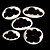 billige Småkageværktøjer-5 stk fluffy clouds cutter kage dekorere fondant kiks cookie fondant cutter