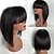 cheap Human Hair Wigs-Human Hair Full Lace / Lace Front Wig Straight 130% Density Natural Hairline / African American Wig / 100% Hand Tied Women&#039;s Short / Medium Length Human Hair Lace Wig