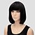 cheap Synthetic Wigs-Synthetic Wig Straight Straight Bob Wig Short Black Synthetic Hair Women&#039;s