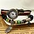 cheap Bracelet Watches-Women&#039;s Fashion Watch Digital Leather Brown Analog Brown