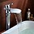 billige Baderomskraner-Baderom Sink Tappekran - Foss Krom Centersat Enkelt Håndtak Et HullBath Taps / Messing