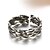 preiswerte Ringe-Unisex Bandring Einstellbarer Ring Silber Sterling Silber Silber Retro Punk Alltag Normal Schmuck