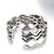 cheap Rings-Men&#039;s Women&#039;s Band Ring Silver Sterling Silver Silver Vintage Fashion Party Daily Jewelry Adjustable