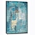 cheap Abstract Paintings-60*90cm Handmade Oil Painting Canvas Wall Art Decoration Turquoise Blue Abstract for Home Decor Rolled Frameless Unstretched Painting