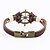 cheap Bracelets-Men&#039;s Leather Bracelet Leather Bracelet Jewelry Coffee For Daily Casual