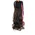 cheap Hair Pieces-length dark pink wig ponytail curly 55cm high synthetic deep wave temperature wire color deep pink