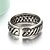 זול Fashion Ring-יוניסקס טבעת הטבעת טבעת מתכווננת כסף כסף סטרלינג כסוף וינטאג&#039; פאנק יומי קזו&#039;אל תכשיטים