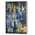 olcso Absztrakt festmények-Hang festett olajfestmény Kézzel festett - Absztrakt Modern Tartalmazza belső keret / Nyújtott vászon