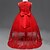 Χαμηλού Κόστους Φορέματα-Παιδιά Λίγο Κοριτσίστικα Φόρεμα Φλοράλ Πάρτι Καθημερινά Δίχτυ Κουρελού Κόκκινο Ροζ Αμάνικο Γλυκός Φορέματα Φθινόπωρο Καλοκαίρι Λεπτό