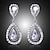 cheap Earrings-Women&#039;s White Crystal Drop Earrings Cubic Zirconia Earrings Jewelry White For 1pc