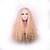 billige Syntetiske trendy parykker-Syntetiske parykker Krøllet Kinky Curly Kinky Krøllet Asymmetrisk frisyre Parykk Blond Lang #27 Strawberry Blonde Syntetisk hår Dame Naturlig hårlinje Blond