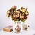 levne Umělé květiny-hedvábný evropský styl stolní květina 1 větev s 8 květinami 1bouquet 47cm
