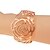 cheap Bracelets-Women&#039;s Hollow Cuff Bracelet - Roses, Flower Simple Style Bracelet Golden For Party Daily Casual
