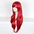 preiswerte Trendige synthetische Perücken-Cosplay Perücken Synthetische Perücken Glatt Gerade Perücke Lang New Purple Rot Synthetische Haare Damen Rot Lila