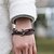 abordables Bracelet-Bracelets en cuir Homme Femme Cuir Bracelet Bijoux Noir Marron pour Regalos de Navidad Mariage Soirée Quotidien Décontracté Sports