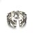 cheap Rings-Antique Silver Vintage Style Clover Open Band Midi Ring for Men/Women Jewelry