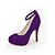 cheap Wedding Shoes-Women&#039;s Satin / Stretch Satin Spring / Summer / Fall Ankle Strap Stiletto Heel Buckle Blue / Gold / Purple / Wedding / Party &amp; Evening