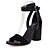 cheap Women&#039;s Sandals-Women&#039;s Shoes PU Summer Comfort Chunky Heel Buckle Hook &amp; Loop for Casual Office &amp; Career Black Brown