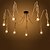 tanie Design klastrowy-8 świateł 150cm(59 inch) Styl MIni Lampy widzące Metal Malowane wykończenia Vintage 110-120V 220-240V