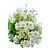 olcso Esküvői virágok-Esküvői virágok Csokrok Esküvő Tüll / Szatén / Pamut 9,06&quot; (Kb. 23 cm)