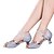 cheap Latin Shoes-Women&#039;s Dance Shoes Latin Shoes Ballroom Shoes High Heel Sandal Sparkling Glitter / Buckle / Sequin Cuban Heel Non Customizable Silver / Fuchsia / Indoor / Practice / Professional / EU42