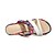 abordables Sandales femme-Femme Chaussures Soie Similicuir Printemps Eté Hauteur de semelle compensée Pour Décontracté Habillé Fuchsia