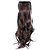 billige Hårdeler-parykk brun 50cm høy temperatur wire stropp stil langt hår hestehale farge 4a / 30b