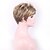 cheap Synthetic Trendy Wigs-new arrival blonde short curly synthetic hair wigs