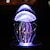 preiswerte Dekoration &amp; Nachtlicht-LED Nachtlicht Nachtlicht Tischlampe bunte Quallen Nachtlicht Roman Kristall Handwerk LED Nacht Lampe leuchtende Atmosphäre Licht Gife