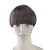 abordables Franges-cheveux humains bruns bouclés crépus tisse chignons 3017