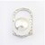 billige Ringe-Dame Ring 1pc Guld / Hvid / Sort Legering Cirkelformet Stilfuld / Klassisk Bryllup / Fest / Fest / aften Kostume smykker