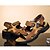 Недорогие Мужские сандалии-Муж. Комфортная обувь Весна / Лето Атлетический Повседневные Для праздника Наппа Leather Черный / Коричневый / на открытом воздухе