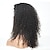 halpa Synteettiset peruukit pitsillä-Synteettiset pitsireunan peruukit Naisten Kinky Curly Synteettiset hiukset Luonnollinen hiusviiva Peruukki Lace Front Jet Black Musta Tummanruskea