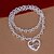 cheap Jewelry Sets-Women&#039;s Jewelry Set - Silver Plated Include Silver For Party / Birthday / Engagement / Necklace / Bracelets &amp; Bangles