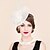 economico Fascinator-Donne Bambina Piume Lino Copricapo-Matrimonio Occasioni speciali Casual Copricapo Cappelli 1 pezzo