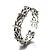 זול Fashion Ring-יוניסקס טבעת הטבעת טבעת מתכווננת טבעת אגודל כסף כסף סטרלינג כסוף נשים בלתי שגרתי עיצוב מיוחד יומי קזו&#039;אל תכשיטים
