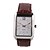 preiswerte Klassische Uhren-Herrn Uhr Armbanduhr Quartz Gestepptes PU - Kunstleder Braun Armbanduhren für den Alltag Analog Charme Klassisch Modisch Braun