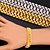 cheap Bracelets-Bracelet Chunky Ladies Vintage Party Work Casual Platinum Plated Bracelet Jewelry Black / Silver / Golden For Special Occasion Birthday Gift Daily